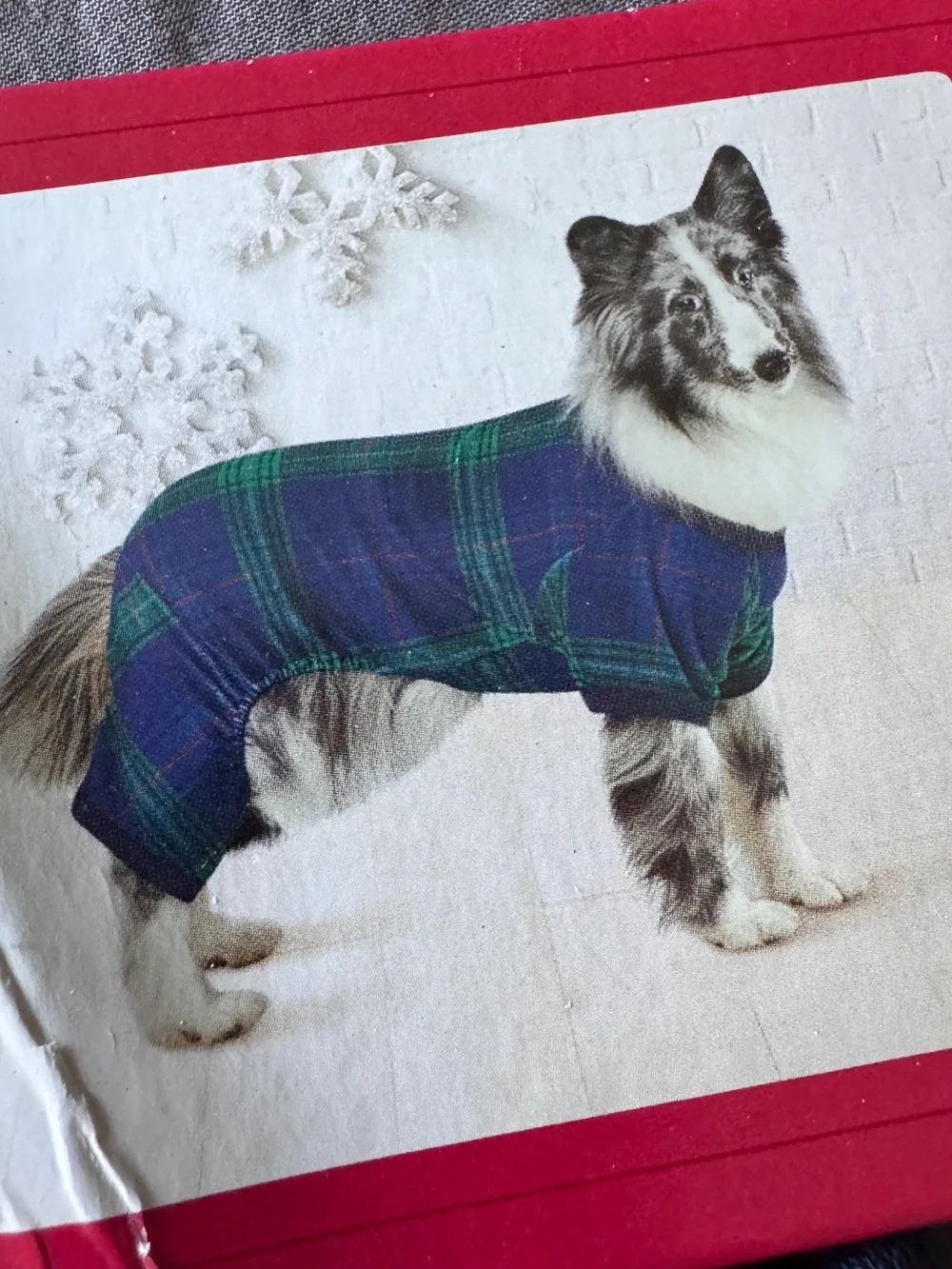 Plaid Blue & Green Dog Pajamas - Cozy Full-Body Pet Suit